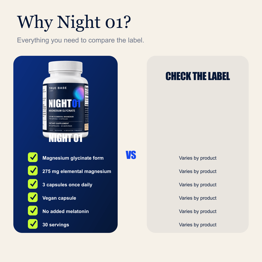 Night 01 label comparison